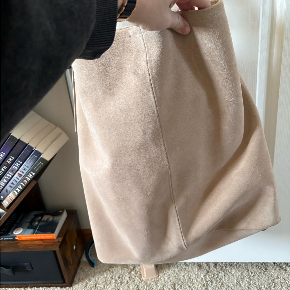 We The Free Tan Suede Tote
